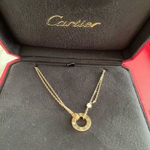 Cartier Love necklace, 2 diamonds